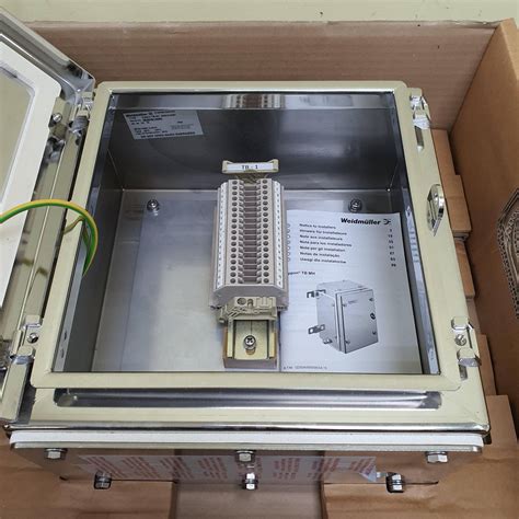 weidmuller ss junction box|lockable junction box.